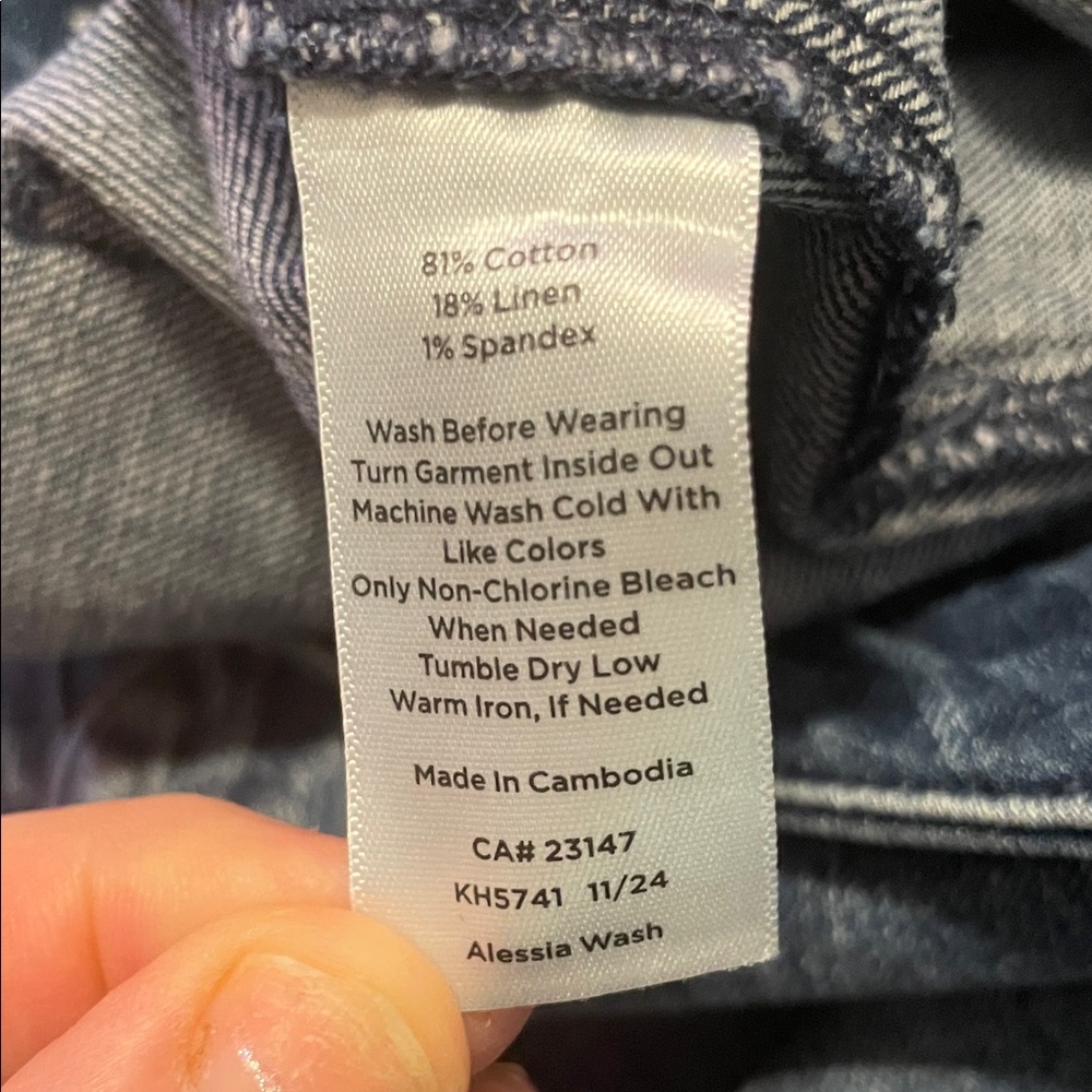 NWOT Talbot’s Jean Capris - Picture 5 of 6